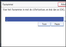 Schermafbeelding Bedieningspaneel