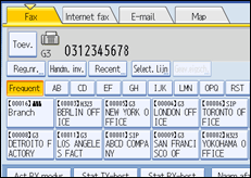 Schermafbeelding Bedieningspaneel