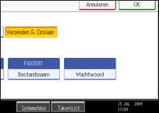 Schermafbeelding Bedieningspaneel