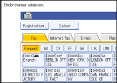 Schermafbeelding Bedieningspaneel