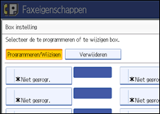 Schermafbeelding Bedieningspaneel