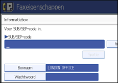 Schermafbeelding Bedieningspaneel