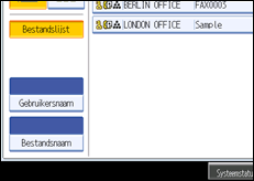 Schermafbeelding Bedieningspaneel