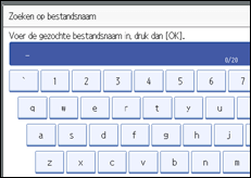 Schermafbeelding Bedieningspaneel