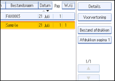 Schermafbeelding Bedieningspaneel
