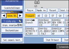 Schermafbeelding Bedieningspaneel
