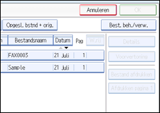 Schermafbeelding Bedieningspaneel