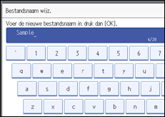 Schermafbeelding Bedieningspaneel