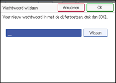 Schermafbeelding Bedieningspaneel