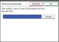 Schermafbeelding Bedieningspaneel
