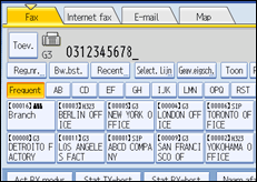 Schermafbeelding Bedieningspaneel
