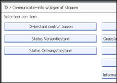 Schermafbeelding Bedieningspaneel