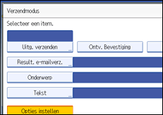 Schermafbeelding Bedieningspaneel