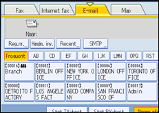 Schermafbeelding Bedieningspaneel