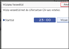 Schermafbeelding Bedieningspaneel