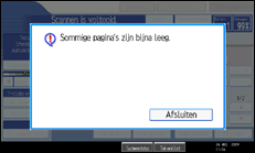 Schermafbeelding Bedieningspaneel