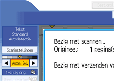Schermafbeelding Bedieningspaneel