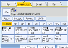 Schermafbeelding Bedieningspaneel