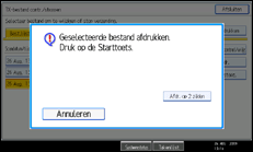 Schermafbeelding Bedieningspaneel