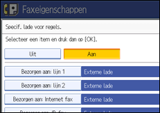 Schermafbeelding Bedieningspaneel