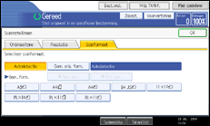 Schermafbeelding Bedieningspaneel