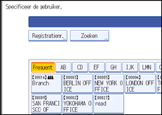 Schermafbeelding Bedieningspaneel