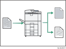 Deze illustratie toont hoe ongeoorloofd kopi&euml;ren kan worden voorkomen