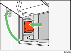Afbeelding van hoofdstroomschakelaar