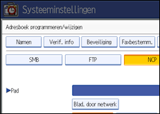 Schermafbeelding Bedieningspaneel