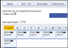 Schermafbeelding Bedieningspaneel
