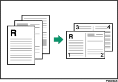 Afbeelding van 2 pagina's per vel