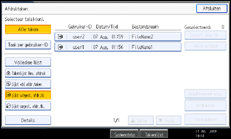 Illustratie scherm bedieningspaneel