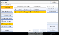 Illustratie scherm bedieningspaneel
