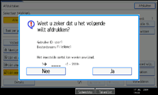 Illustratie scherm bedieningspaneel