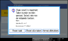 Illustratie scherm bedieningspaneel