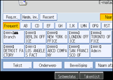 Schermafbeelding Bedieningspaneel
