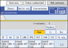 Schermafbeelding Bedieningspaneel