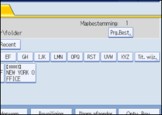 Schermafbeelding Bedieningspaneel