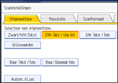 Schermafbeelding Bedieningspaneel