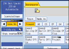 Schermafbeelding Bedieningspaneel