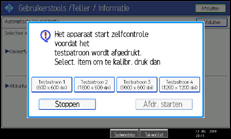 Schermafbeelding Bedieningspaneel