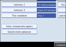Schermafbeelding Bedieningspaneel