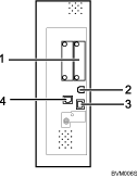 Иллюстрация подсоединения к интерфейсам (иллюстрация с пронумерованными cносками)