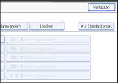Abbildung des Bedienfeld-Displays