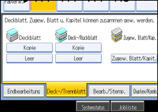 Abbildung des Bedienfeld-Displays