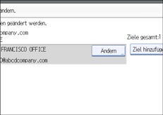 Abbildung des Bedienfelds