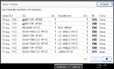 Abbildung des Bedienfelds