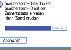 Abbildung des Bedienfelds
