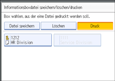 Abbildung des Bedienfelds
