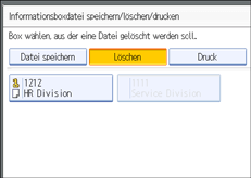 Abbildung des Bedienfelds